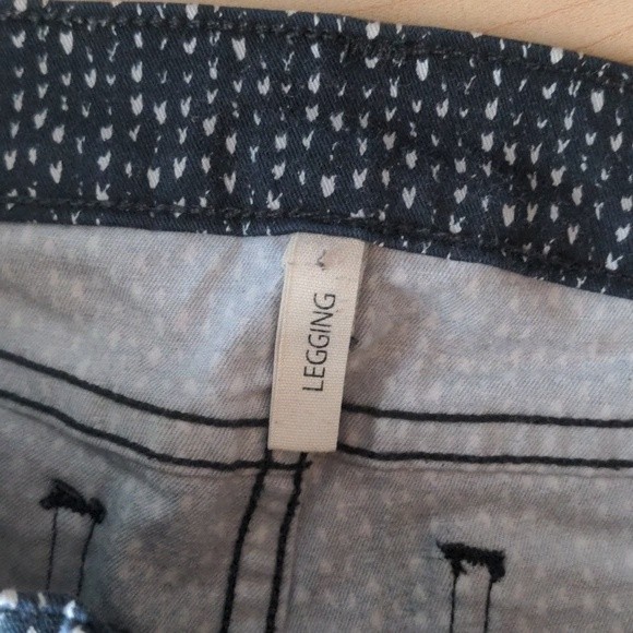 Rag & Bone Women's Legging Size 25 Beachwood Black Speckled Skinny Jean - Picture 13 of 14